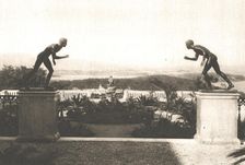 'Corfou et l'Achilleion; les jardins de l'Achilleion vus de la villa. 1916. Creator: B. Borri