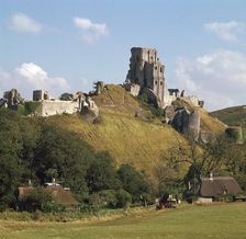 Corfe Castle, 11th century. Artist: William the Conqueror