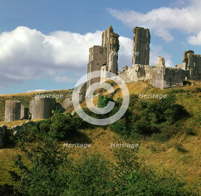 Corfe Castle, 11th century. Artist: William the Conqueror