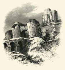 Corfe Castle c1870