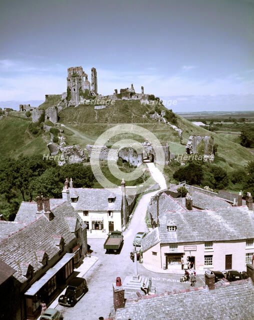 Corfe Castle, Dorset, c1955-1970. Creator: Arthur Charles Kirby Ware.