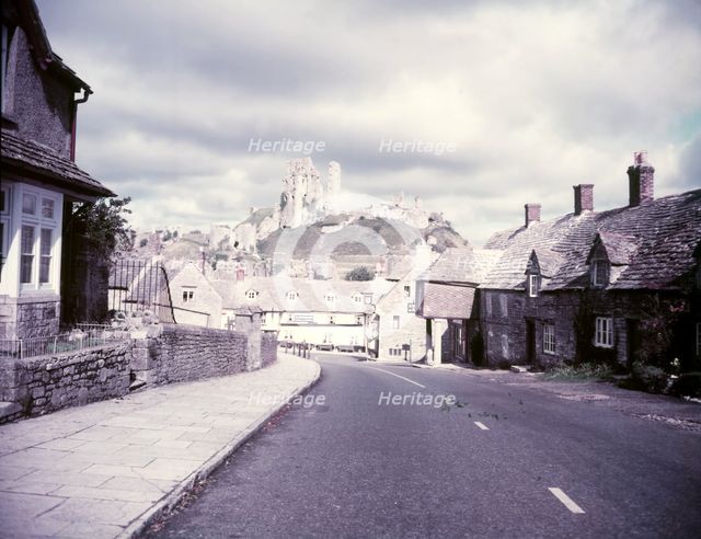 Corfe Castle, Dorset, c1955.  Creator: Arthur Charles Kirby Ware.