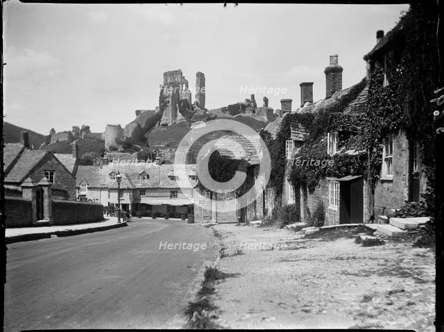 Corfe Castle, Purbeck, Dorset, 1927. Creator: Katherine Jean Macfee.