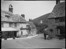 Corfe Castle, Purbeck, Dorset, 1927. Creator: Katherine Jean Macfee