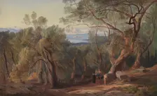 Corfu from Santa Decca, 1862. Creator: Edward Lear