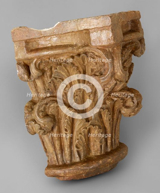 Corinthian capital, (19th century?). Creator: Unknown.