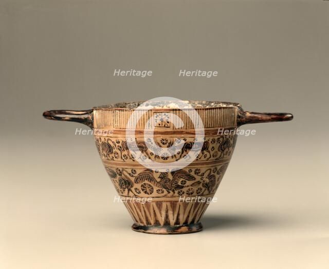 Corinthian Skyphos, 600s. Creator: Unknown.