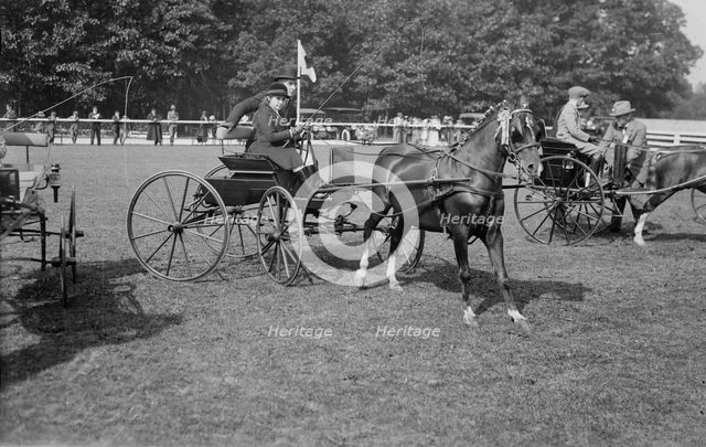 Corinne Poth & "Supreme Bounce", 1918. Creator: Bain News Service.