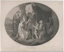 Coriolanus: "The God of Soldiers, to shame invulnerable..." (Shakespeare, Cori..., November 3, 1785. Creator: Francesco Bartolozzi