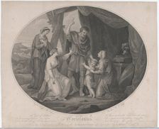 Coriolanus: "The God of Soldiers, to shame invulnerable..." (Shakespeare, Cori..., November 3, 1785. Creator: Francesco Bartolozzi