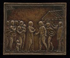Coriolanus and the Women of Rome. Creator: Master of Coriolanus