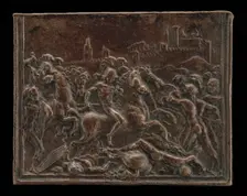 Coriolanus in Battle Before Rome. Creator: Master of Coriolanus