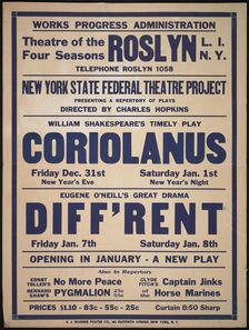 Coriolanus, Roslyn, NY, 1937. Creator: Unknown