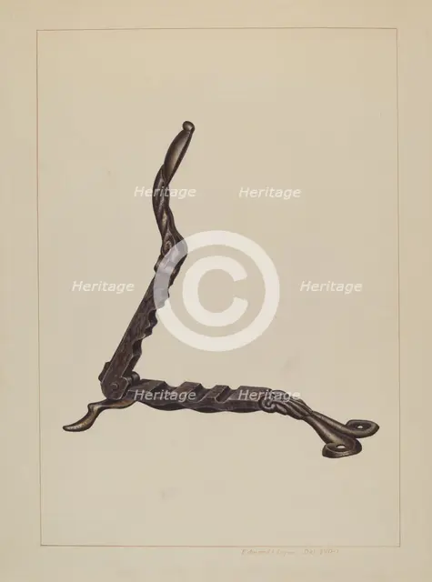 Cork Compressor, c. 1938. Creator: Edward L Loper.