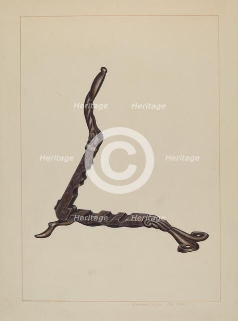 Cork Compressor, c. 1938. Creator: Edward L Loper.