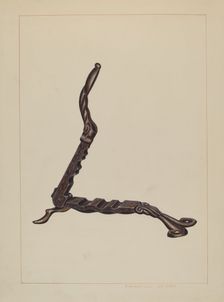 Cork Compressor, c. 1938. Creator: Edward L Loper