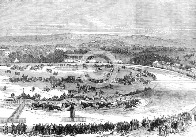 Cork Park Races: the Grand National Steeplechase, 1869. Creator: Unknown.