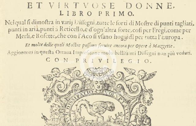 Corona delle Nobili et Virtuose Donne: Libro I-IV, 1601. Creator: Unknown.