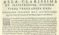 Corona delle Nobili et Virtuose Donne: Libro I-IV, page 2 (recto), 1601. Creator: Unknown