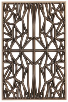 Corona panel designed for NMAAHC (Type A: 65% opacity), ca. 2013. Creators: Peerless Pattern Works, Morel Industries, Dura Industries, Northstar Contracting