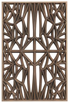 Corona panel designed for NMAAHC (Type C: 75% opacity), ca. 2013. Creators: Peerless Pattern Works, Morel Industries, Dura Industries, Northstar Contracting