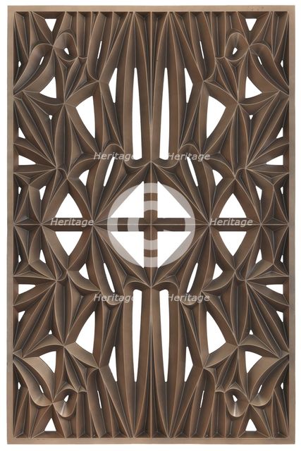 Corona panel designed for NMAAHC (Type F: 90% opacity), ca. 2013. Creators: Peerless Pattern Works, Morel Industries, Dura Industries, Northstar Contracting.