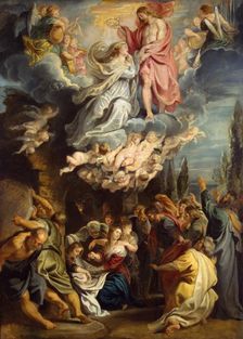 Coronation and Assumption of the Virgin, 1700. Creator: Peter Paul Rubens