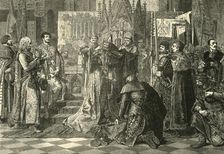 Coronation at Cracow of Louis I of Hungary as King of Poland (1370), 1890. Creator: Unknown