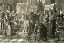 Coronation at Cracow of Louis I of Hungary as King of Poland (1370), 1890. Creator: Unknown