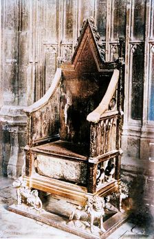 Coronation Chair, between c1910 and c1915. Creator: Bain News Service