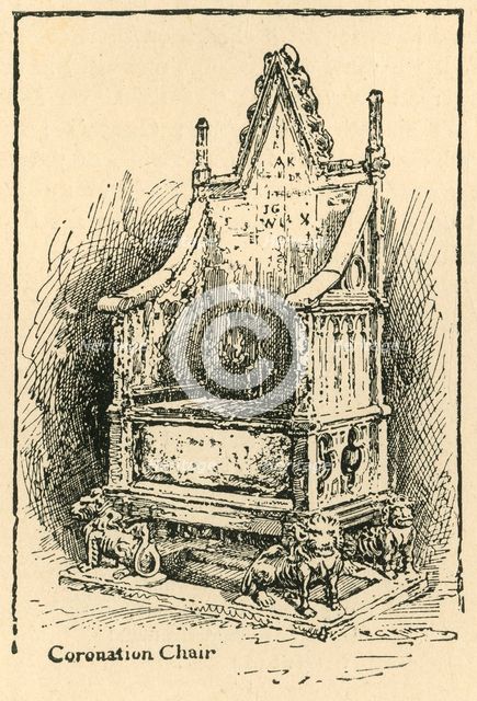 'Coronation Chair', c1897. Creator: Unknown.