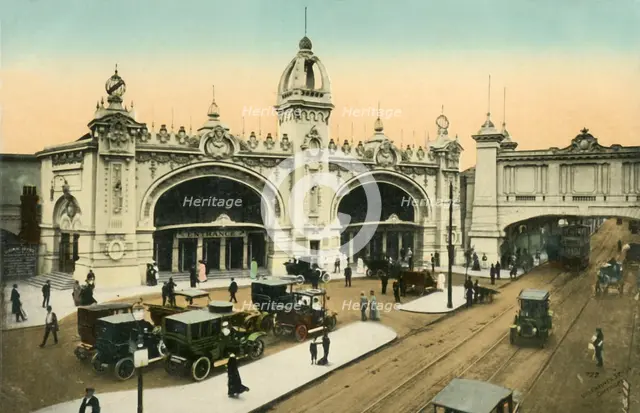 Coronation Exhibition, Wood Lane entrance, London, 1911. Creator: Unknown.