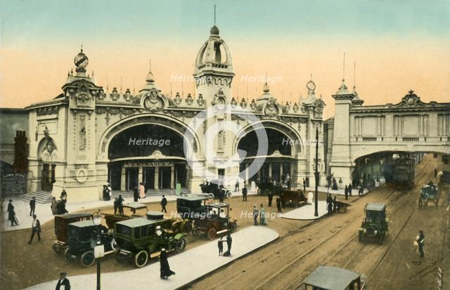 Coronation Exhibition, Wood Lane entrance, London, 1911. Creator: Unknown.