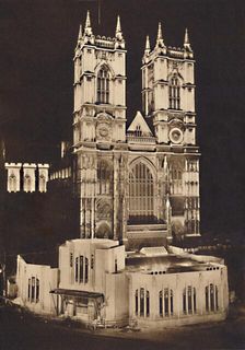Coronation Floodlighting - Westminster Abbey 1937