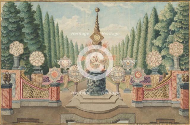 Coronation of the Czar Alexander I, Moscow, September 1801, 1801. Creator: Lieutenant-Captain Cheleyev.