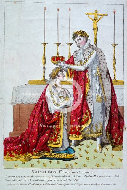 'Coronation of the Empress Josephine, 2nd December 1804', 19th century. Artist: Unknown