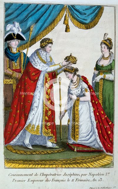 'Coronation of the Empress Josephine, 2nd December 1804', 19th century. Artist: Unknown