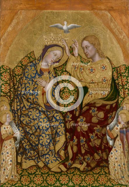 Coronation of the Virgin, about 1420. Creator: Gentile da Fabriano.