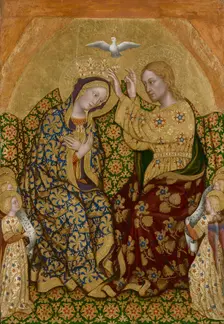 Coronation of the Virgin, about 1420. Creator: Gentile da Fabriano