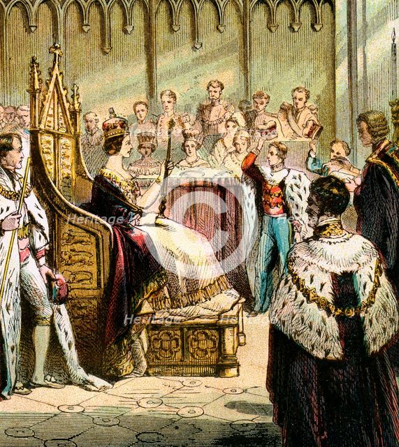 'Coronation of Victoria, 1837', (c1850s). Artist: Unknown