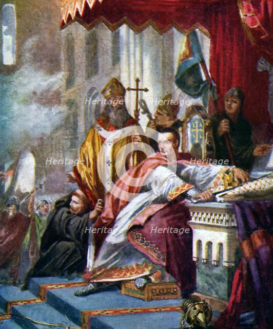 'Coronation of William the Conqueror', 1925. Artist: Unknown