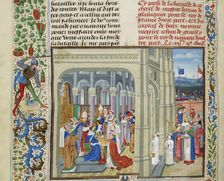 Coronation of Charles V of France on May 19, 1364, ca 1470-1475. Creator: Liédet, Loyset (1420-1479)