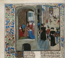 Coronation of Charles VI of France, ca 1470-1475. Creator: Anonymous