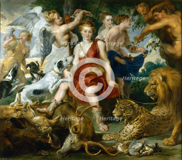 Coronation of Diana, before 1620. Creator: Rubens; Pieter Paul (1577-1640).