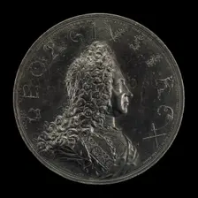 Coronation of George I, 1660-1727, King of England 1714 [obverse], 1714. Creator: Nicolaus Seeländer
