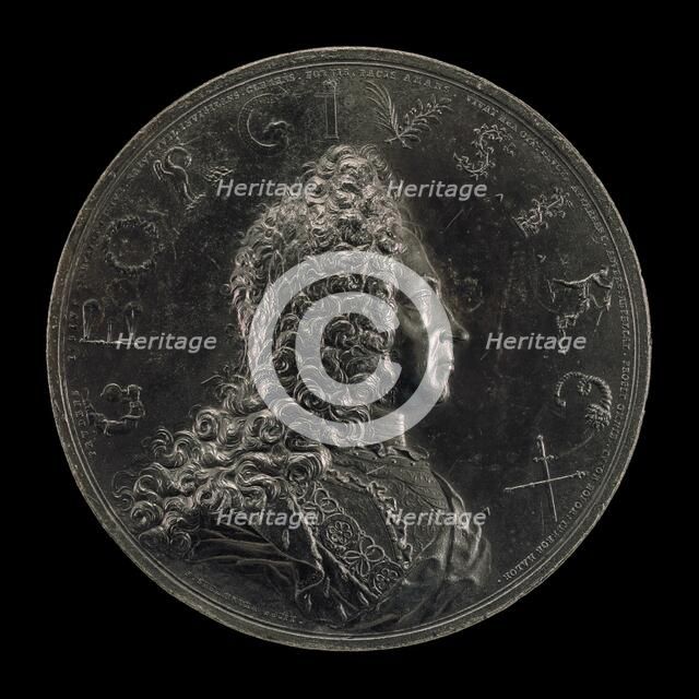 Coronation of George I, 1660-1727, King of England 1714 [obverse], 1714. Creator: Nicolaus Seeländer.