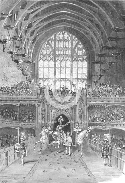 Coronation of George IV in Westminster Hall, 1897.