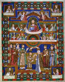 Coronation of Henry the Lion, Duke of Saxony, and his wife Matilda