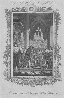 Coronation of Henry VI at Paris 1773. Creator: Unknown