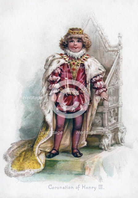 'Coronation of Henry III', 1897.Artist: Frances Brundage